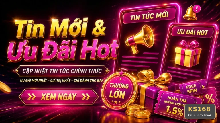 Khuyến Mãi KS168 Tại ks168vn.love: Đọc Chi Tiết Giao Diện Tin Mới, Ưu Đãi Và Điều Kiện Nhận Thưởng – Hướng Dẫn Xác Minh Tài Khoản, Bảo Vệ Thông Tin Cá Nhân Qua Góc Tiếp Cận Thân Thiện